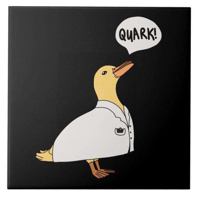 Physik-Duck Fliese (Vorderseite)
