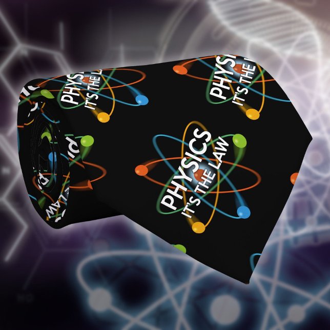 PHYSIK. ES IST DIE GESETZLICHE Wissenschaft Krawatte (PHYSICS IT'S THE LAW Science Funny Quote Neck Tie)