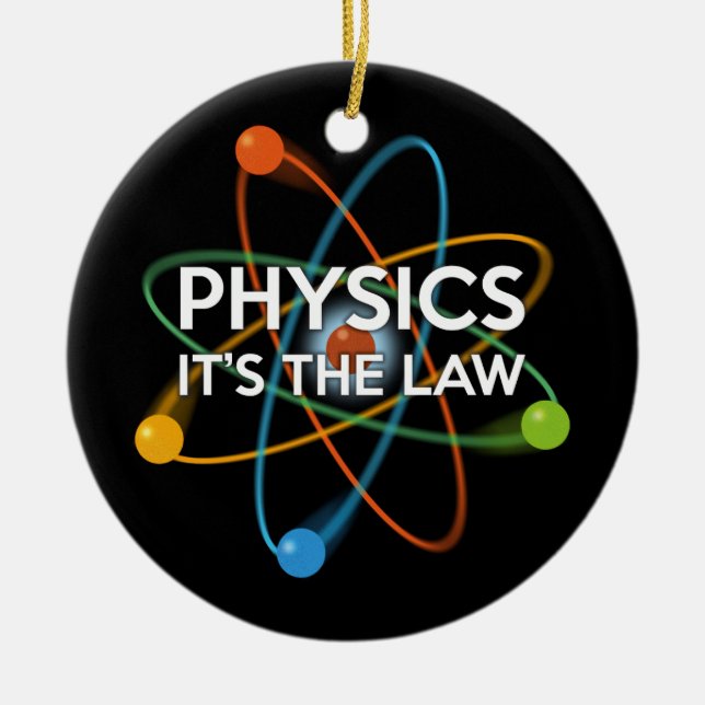 PHYSIK. ES IST DIE RECHTSPOTENwissenschaft Keramik Ornament (Vorne)