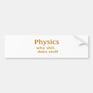 Physik Humor Autoaufkleber