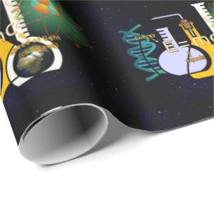 Physik ist cool geschenkpapier