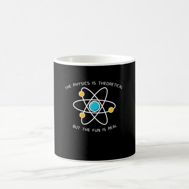 Physik ist theoretisch kaffeetasse (Mittel)