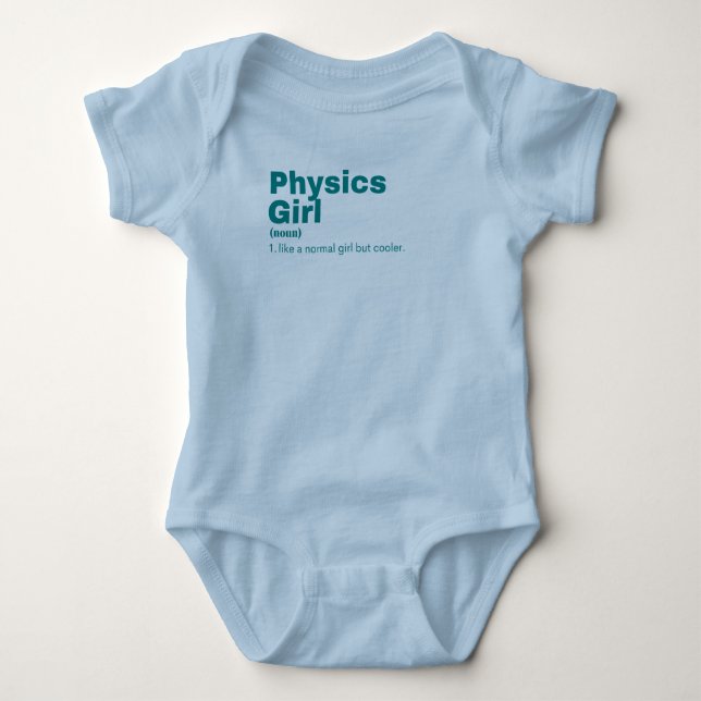 Physik-Mädchen - Physik Baby Strampler (Vorderseite)