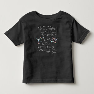 Physik Math Formel Lehrer Student Atome und Mol Kleinkind T-shirt