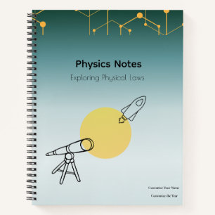 Physik-Notizbuch Notizbuch