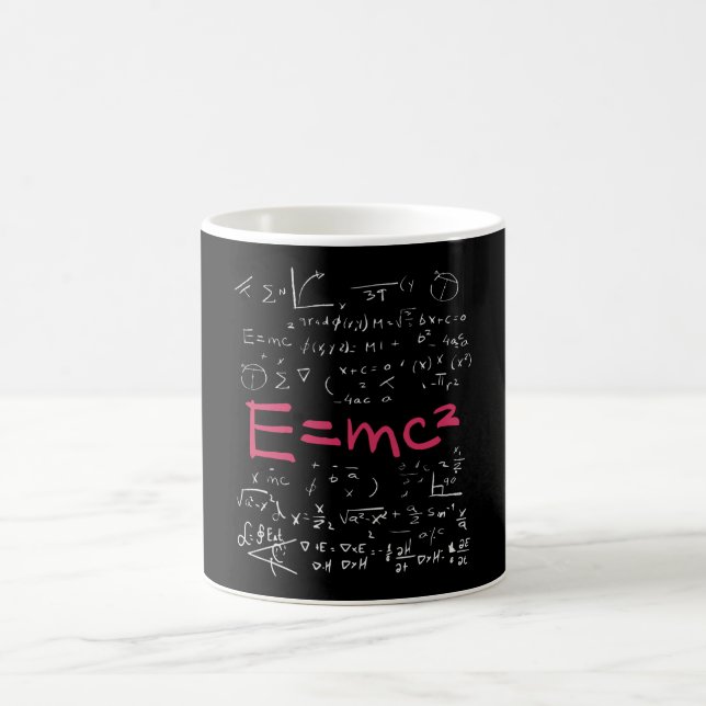 Physik- und Mathe-Formeln EMC2 Kaffeetasse (Mittel)