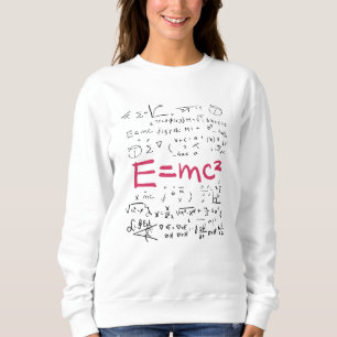 Physik und Mathematik Formeln EMC2 Sweatshirt