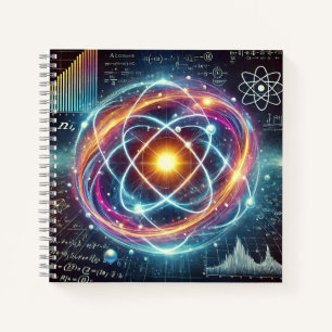 Physik- und Mathematik-Fusionsdesign Notizbuch