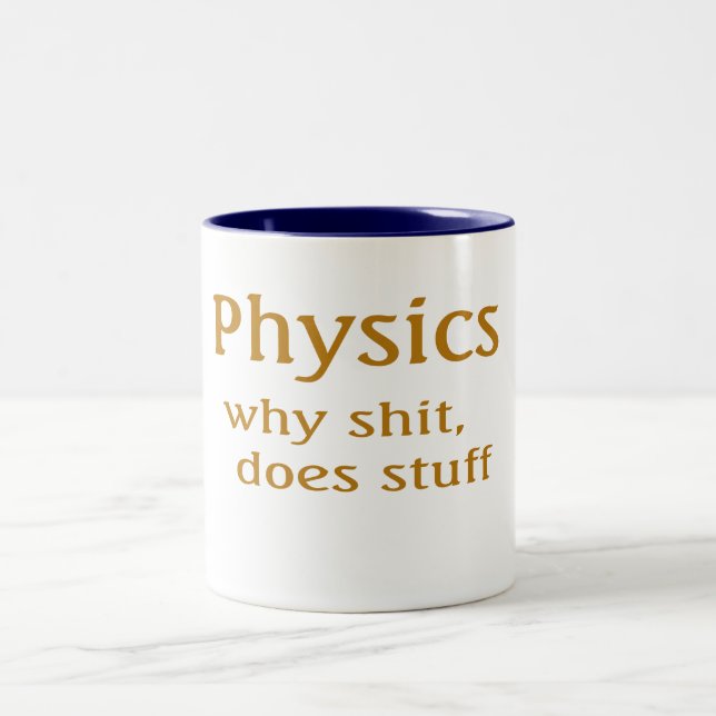 Physik  zweifarbige tasse (Mittel)