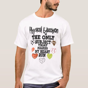 Physikalische Bildung Funnt PE , Lehrergeschenk T-Shirt