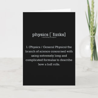 Physikalische Definition Karte