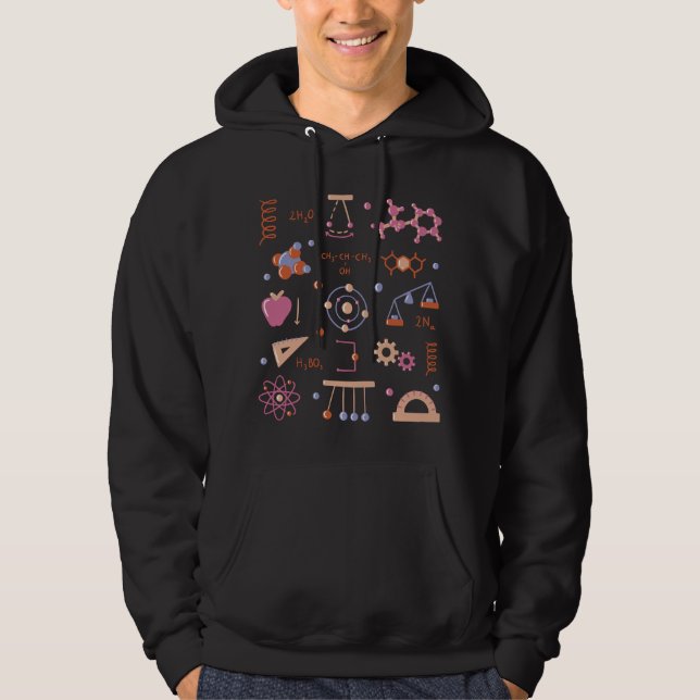 Physikalische Elemente Hoodie (Vorderseite)