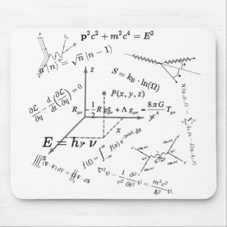 Physikalische Gleichungen und Formeln Mousepad