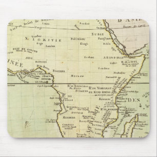 Physikalische Karte Afrikas Mousepad