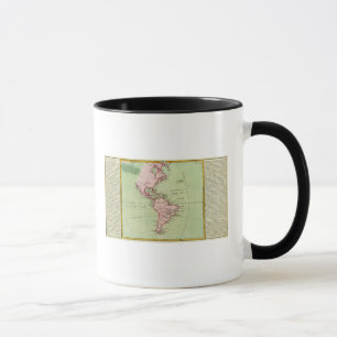 Physikalische Landkarte der Amerikas Tasse