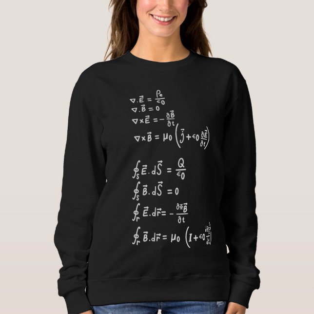 Physikalische Mathematik Formel Schüler Lehrer Ein Sweatshirt (Vorderseite)