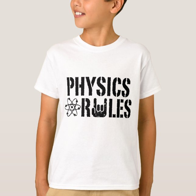 Physikalische Regeln T-Shirt (Vorderseite)