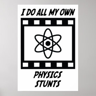 Physikalische Stunts Poster