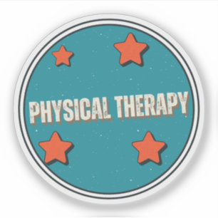 Physikalische Therapie Aufkleber