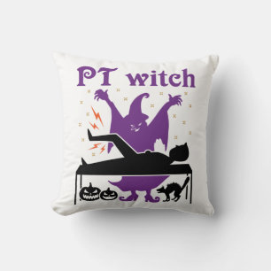 Physikalische Therapie Halloween PT Hexe Kissen