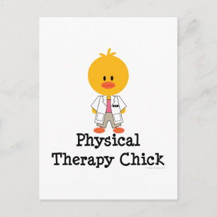 Physikalische Therapie Kick Postcard Postkarte