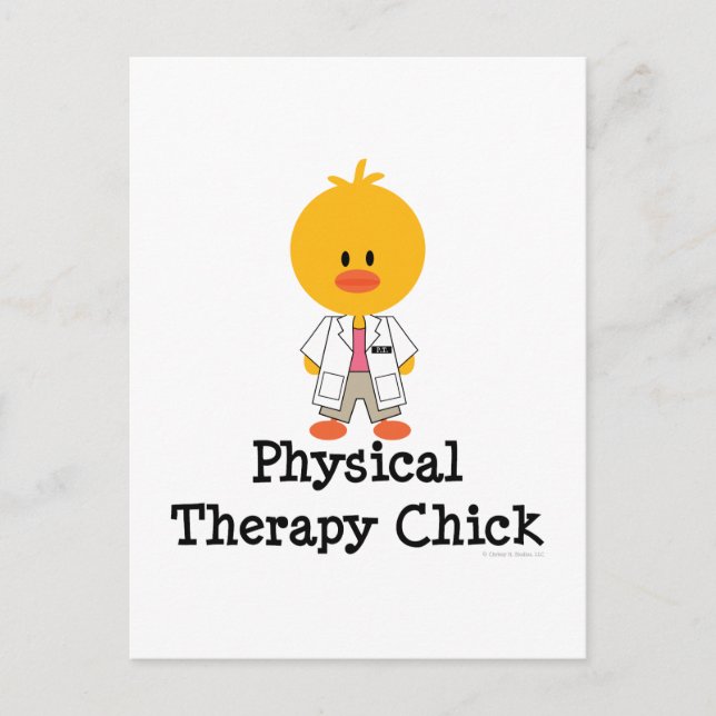 Physikalische Therapie Kick Postcard Postkarte (Vorderseite)