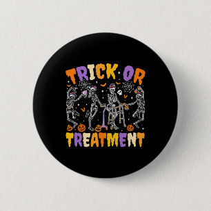 Physikalische Therapie mit Halloween Trick oder Tr Button