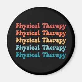 Physikalische Therapie PT Retro PT Grad Geschenke Magnet