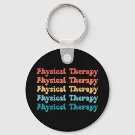 Physikalische Therapie PT Retro PT Grad Geschenke Schlüsselanhänger