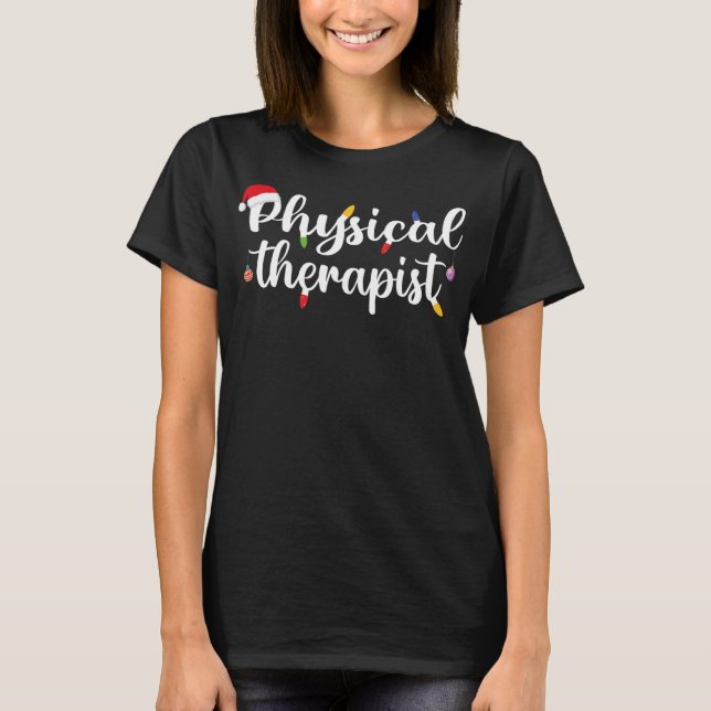 Physikalische Therapie PT Therapeutin lustige Weih T-Shirt (Vorderseite)