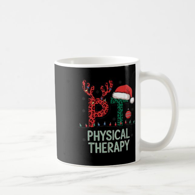Physikalische Therapie Weihnachts-Weihnachtsmannmü Kaffeetasse (Rechts)