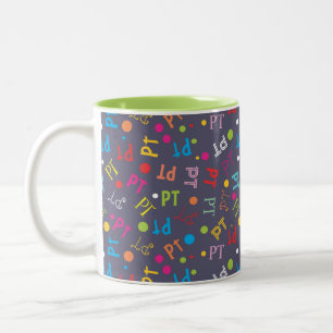 Physikalische Therapie Zweifarbige Tasse