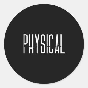 Physikalischer Therapeut Physikalische Therapie Runder Aufkleber