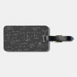 Physikdiagramme und -formeln gepäckanhänger