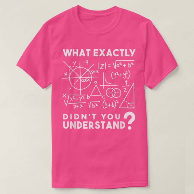 Physiker Funny Science Gift Idee Physikalische Mat T-Shirt (Design vorne)