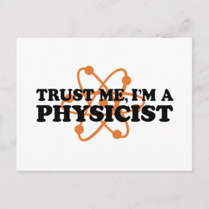 Physiker Postkarte