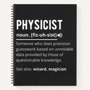 Physikerin Notizbuch