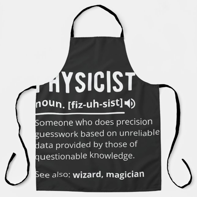 Physikerin Schürze (Vorderseite)