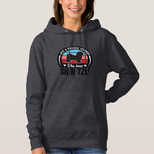 Physiklehrer Shih Tzu Vintage Hundeshirt Design_ Hoodie