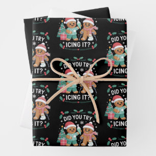 Physio Physiotherapie Haben Sie es mit Eis versuch Geschenkpapier Set