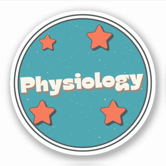 Physiologie Aufkleber (Vorderseite)