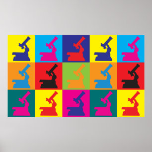Physiologie-Pop-Kunst Poster