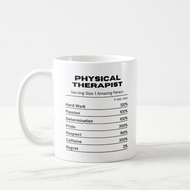 Physiotherapeut bestimmt Bewegungsarzt Kaffeetasse (Links)