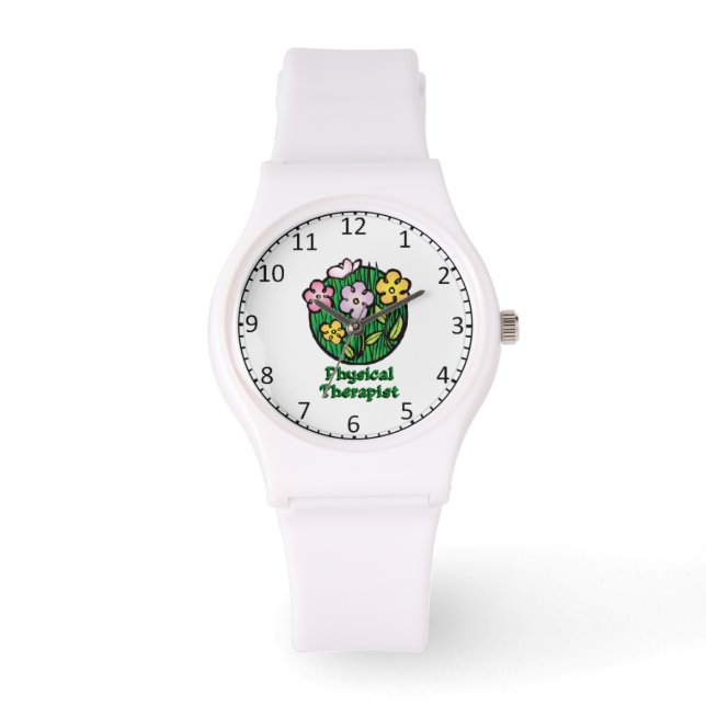 Physiotherapeut Blooms Armbanduhr (Vorderseite)