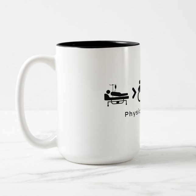Physiotherapeut Coffee Tasse (Links)
