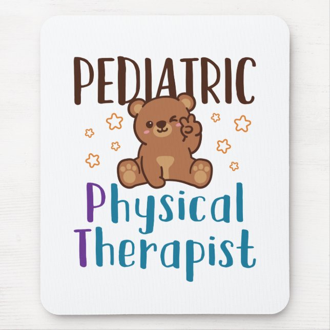 Physiotherapeut für Kinder Mousepad (Vorne)