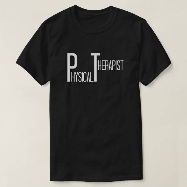 Physiotherapeut im Fun Text T-Shirt (Design vorne)