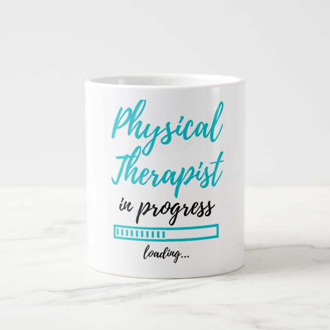 Physiotherapeut in Progress 2 Jumbo-Tasse (Vorderseite)