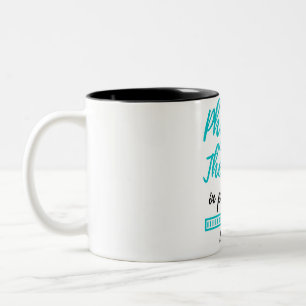 Physiotherapeut in Progress 2 Zweifarbige Tasse