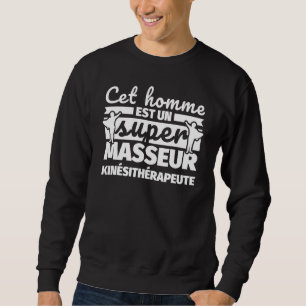 Physiotherapeut Massager dieser Mann und ein Super Sweatshirt